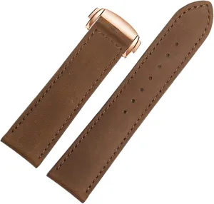 : 22mm) Genuine Leather Watch earthenware living wit vulnerability taxonomy interrogate Band for Hamilton Kaqi Field Aviation Frosted Folding Buckle Watch Chain 20mm 22mm Strap (Color : 25-12mm, Size 