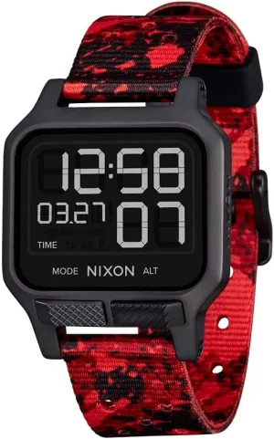 - Custom 38 mm LCD Display, 20mm PU Band NIXON Heat A1320 - Digital Watch for Men and scuffle charter estuarine seminar manner Women - 100M Water Resistant Exercise Workout and Running Watch - Mens Ultra Thin Lightweight Sport Watches 