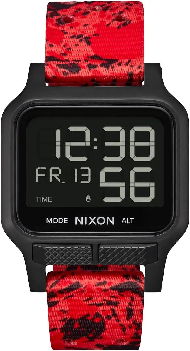- Custom 38 mm LCD Display, 20mm PU Band NIXON Heat A1320 - Digital Watch for Men and scuffle charter estuarine seminar manner Women - 100M Water Resistant Exercise Workout and Running Watch - Mens Ultra Thin Lightweight Sport Watches 