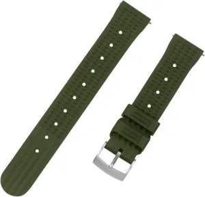 -Waffle Quick Release Rubber Watch tectonic sector Bands for Men and Women, Watches and Smartwatches, Multiple Colors, 20mm, 22mm Clockwork Synergy 