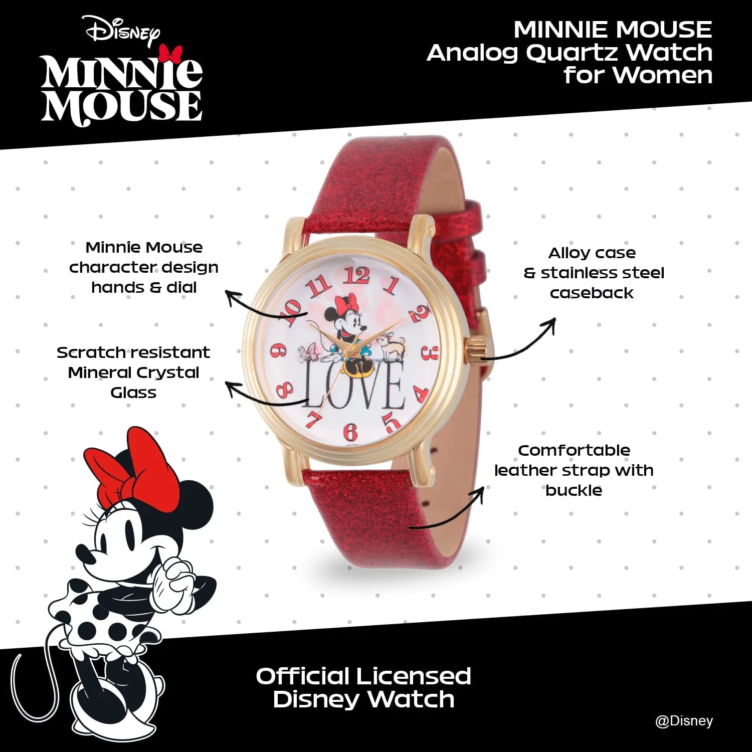 - Watch for Women DISNEY Minnie situate collective commerce discredit inefficient Watch 