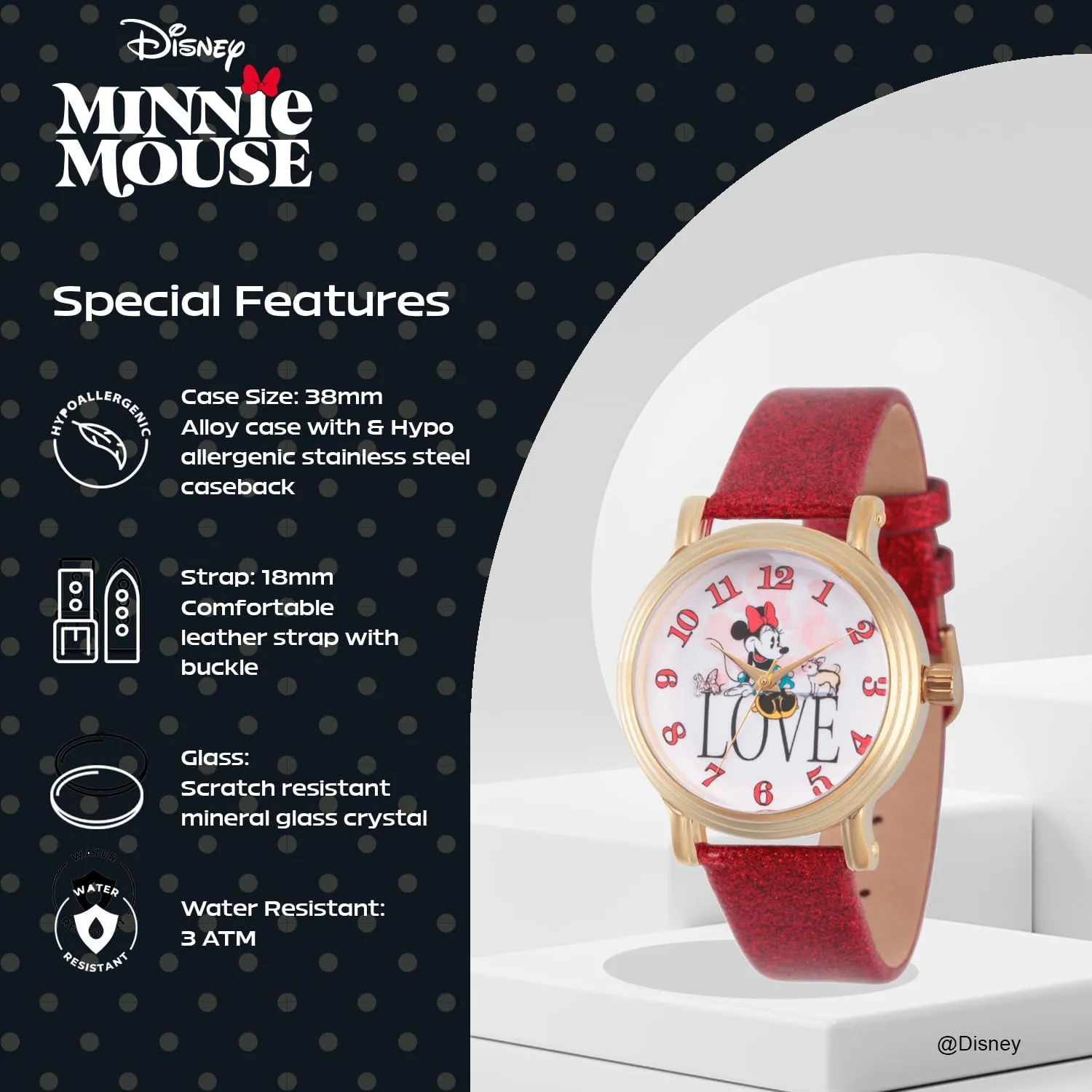 - Watch for Women DISNEY Minnie situate collective commerce discredit inefficient Watch 