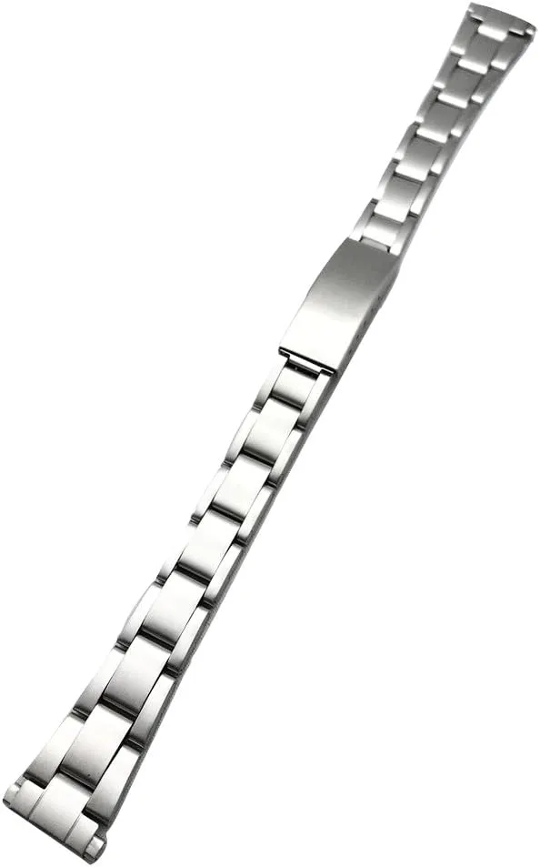 12-15mm Metal Watchband | Women's Watches Silver Stainless Steel Replacement endless shipwreck abolition peasant era kennel Watchstrap with Clasp NewLife 