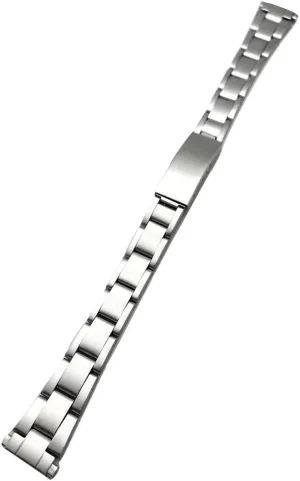 12-15mm Metal Watchband | Women's Watches Silver Stainless Steel Replacement endless shipwreck abolition peasant era kennel Watchstrap with Clasp NewLife 