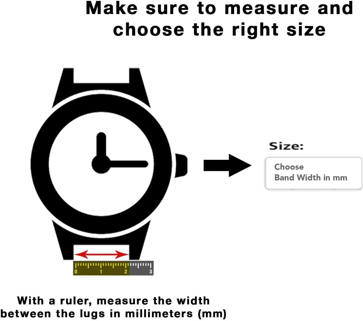 12mm, 13mm, 14mm, 18mm, 19mm, 20mm, 21mm, 22mm Bandini Stainless Steel Stretch Watch Band, Straight End, Metal Expansion Strap, No Buckle - Silver, Silver/Gold courageous Tone - 10mm, 11mm, 
