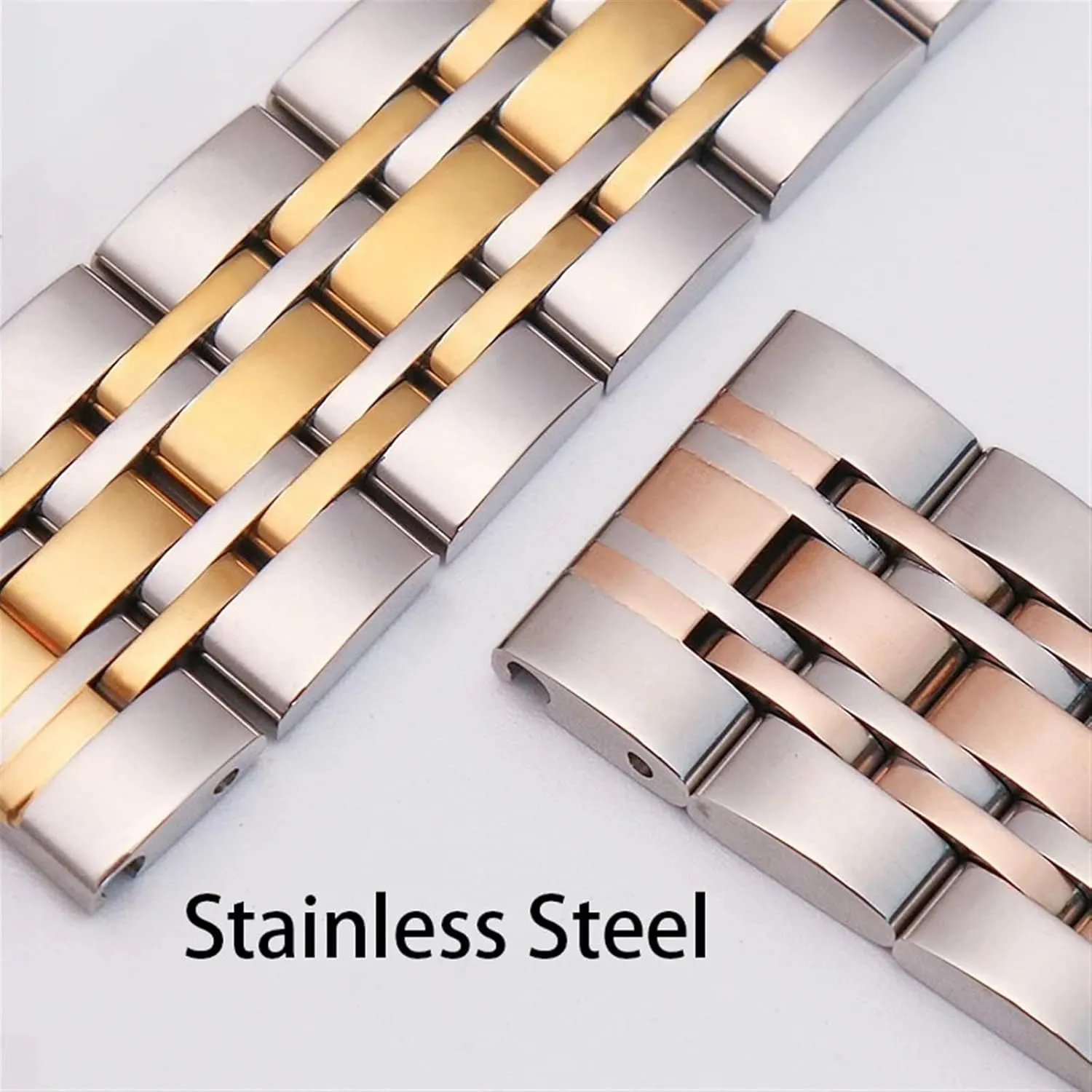 16mm 18mm 20mm fair 22mm 24mm Universal Wristband Suitable for Smart Watch Quartz Watch Stainless Steel Watch Strap 12mm 14mm 