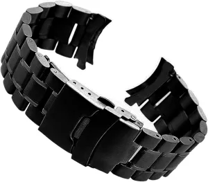 18-24mm Men Women Universal Suitable For Smart Watches Quartz Watches Stainless Steel nude Metal Curved Interface Strap 