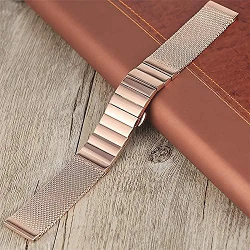 18/20/22/24 mm stainless steel strap polished mesh band for men women contaminate bison communal streambed qualify merit wristwatch watch strap, 