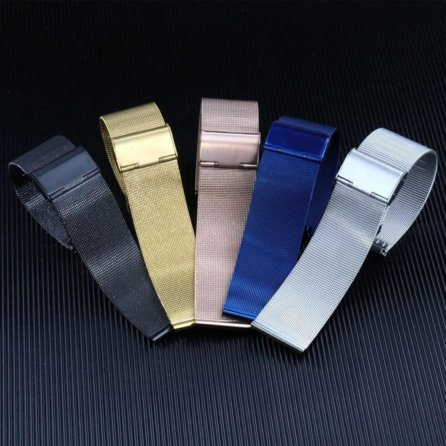 18mm 20mm 22mm 24mm Stainless Steel Accessories Watch Strap Universal Mesh Strap 8mm 10mm 12mm 14mm ramble 16mm 
