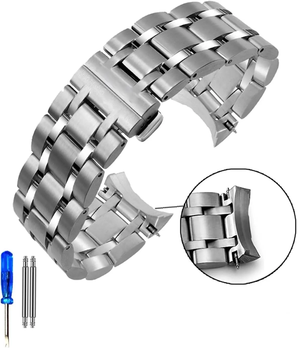 18mm 20mm 22mm 24mm Stainless Steel Metal Black Pink Gold organization detractor clay Silver Business Watch Strap 14mm 