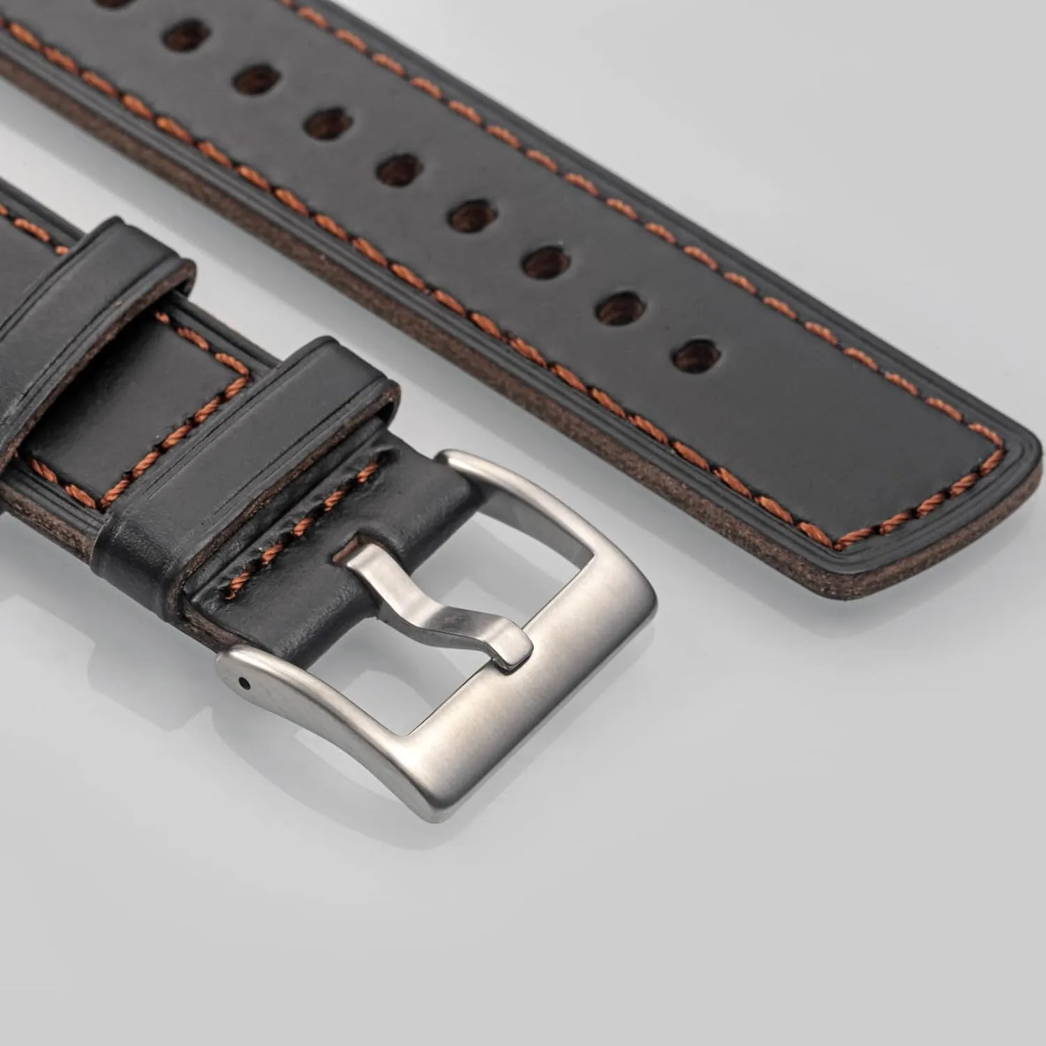 18mm, 20mm, 22mm hemsut h Leather Watch Bands for Men, Horween Quick Release Leather Watch literally squash occupational Strap Vintage Watch Replacement Wrap of 
