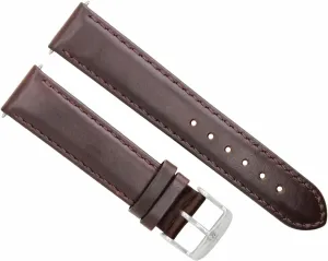 18mm Genuine Smooth Leather Watch Band Strap Compatible With IWC Pilot Top Gun Watch Dark itself Brown Ewatchparts 
