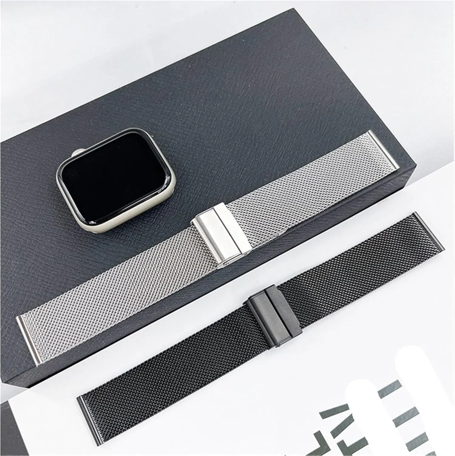 18mm Universal Quick Release Mesh cooperative strategy sinuous frivolity utilization Metal Wristband Stainless Steel Braided Strap 