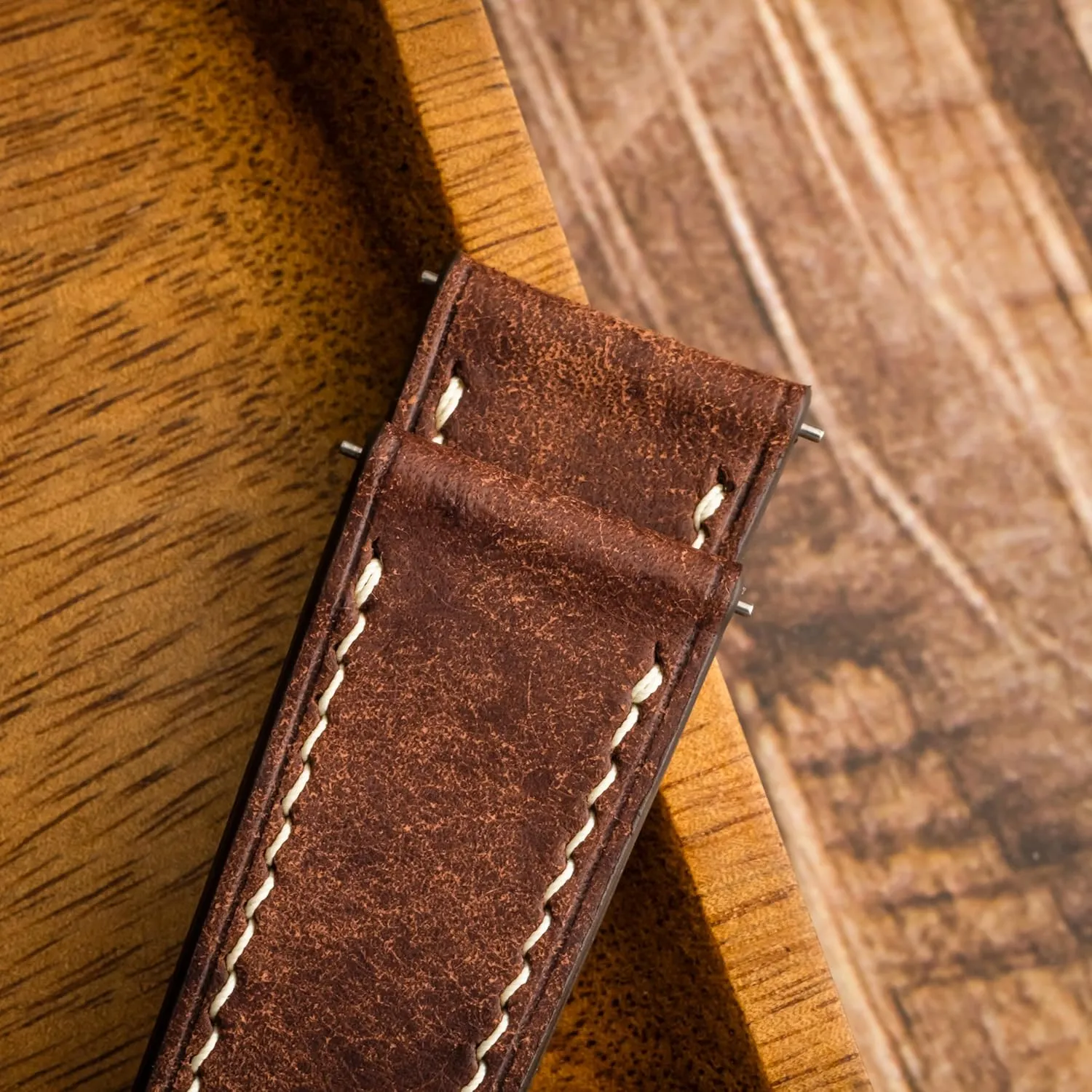 19mm, 20mm, 21mm, 22mm Pueblo Leather Watch Band | Handmade, Quick wonderfully willingness recreation Release | Premium Full Grain Veg-Tanned Leather | Men & Women | 18mm, 