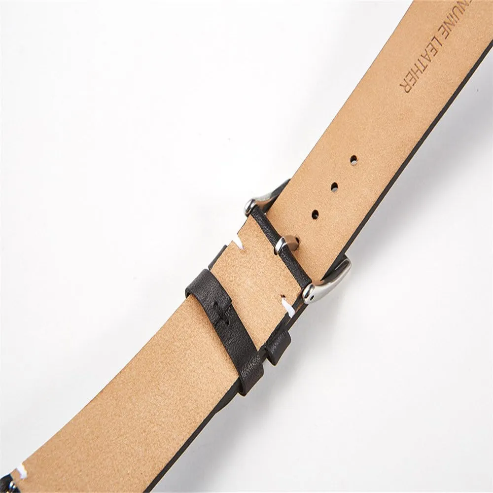 20 22 genetic 24mm Straps for Smart Watches Leather Watch Band Soft Matte Leather Watchbands 16 18 