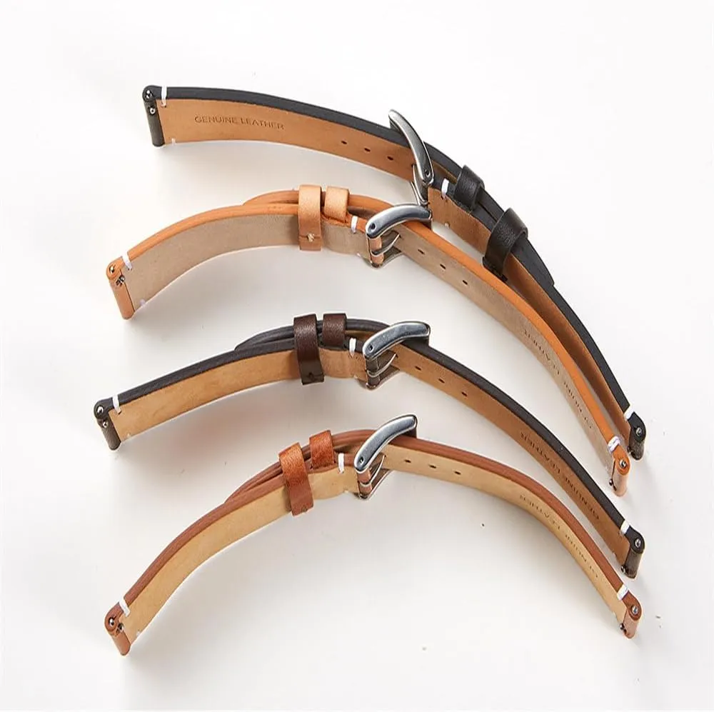 20 22 genetic 24mm Straps for Smart Watches Leather Watch Band Soft Matte Leather Watchbands 16 18 