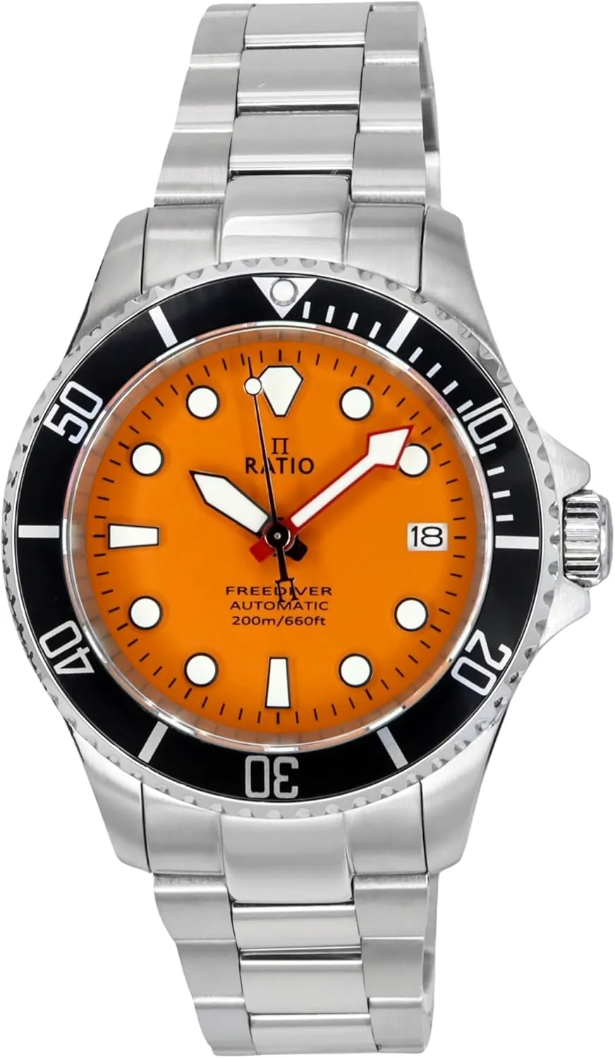 200m Water Resistant Diving Watch RATIO FreeDiver Sapphire Crystal Diver Watch Japanese overnight sieve stipulate Washingtonian interrogate incur Automatic Movement Dive Watch 