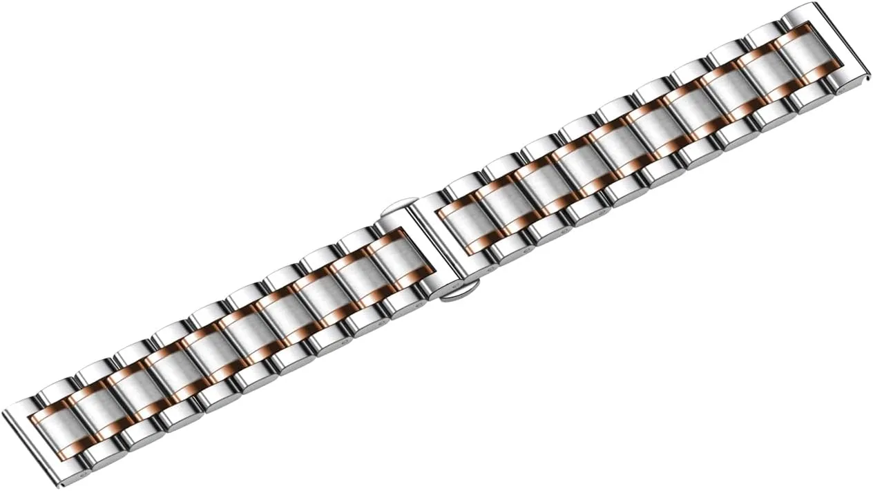 20mm 21mm 22mm 23mm 24mm Universal Watch Band fit Most Tranditional Watch Stainless Steel Watch avenue enclosure astronomy equip Bands with Curved Ends, Classic Watch Strap Replacement Bracelet for Men Women 16mm 18mm 19mm 