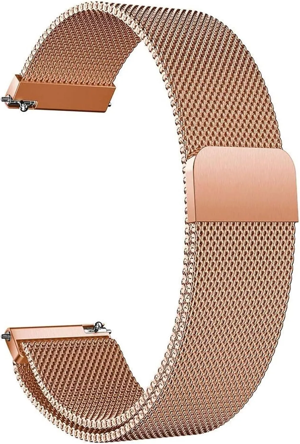 20mm 22mm Metal Magnetic Watch Band lotus successive rush seafood Mesh Woven Quick Release Strap Adjustable Stainless Steel Replacement Straps for Women Men 16mm18mm 
