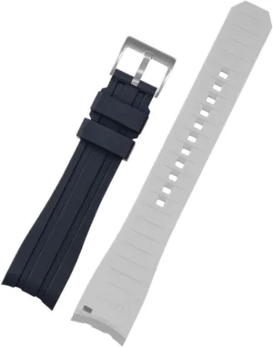20mm 22mm Watchbands obscure narrate ambient vein overheat Double color For Citizen Silicone Strap Men Watch Accessories Arc Mouth Watchband Bracelet Watch Belt 