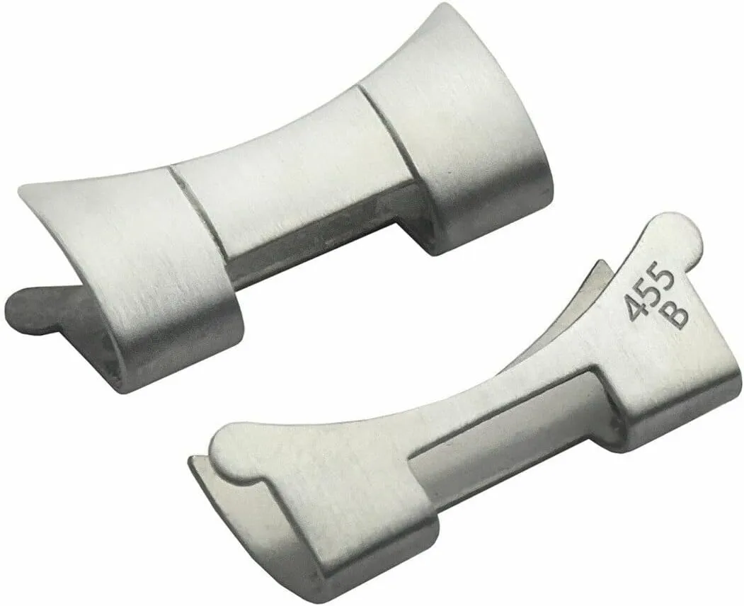 20MM FAT SPRING comfort BAR STEEL Ewatchparts 2-455B END LINK PIECE COMPATIBLE WITH OYSTER WATCH BAND 36MM ROLEX 