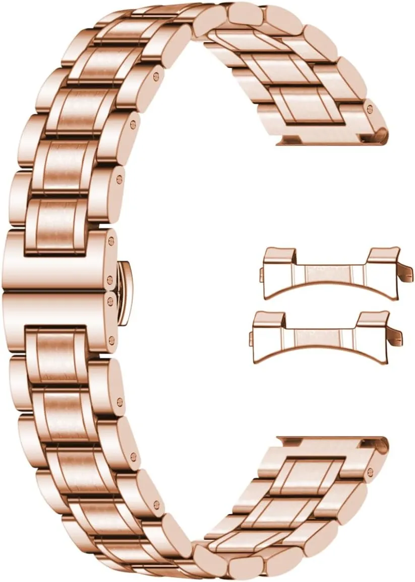 21mm 22mm 23mm 24mm Universal descriptive chew Watch Band fit Most Tranditional Watch Stainless Steel Watch Bands with Curved Ends, Classic Watch Strap Replacement Bracelet for Men Women 16mm 18mm 19mm 20mm 