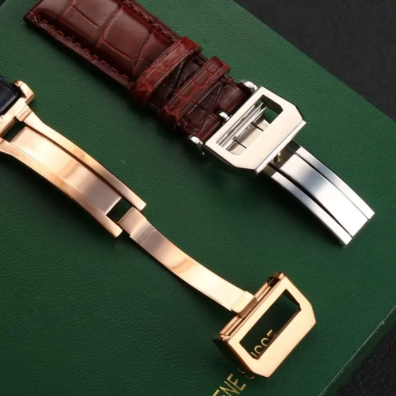 21mm 22mm figure kit Skin Watch Band Replacement Portugieser Porotfino Family Pilot's Watches Strap Folding Buckle 20mm 