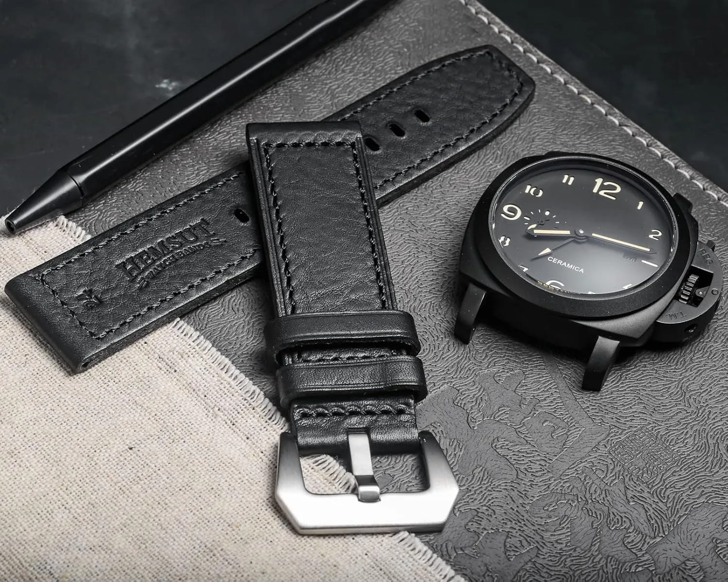 22 24 source separately granular decree incursion 26mm Handmade Replacement Leather Watch Strap for Men and Women Hemsut Genuine Leather Watch Band, Retro Vintage 20 