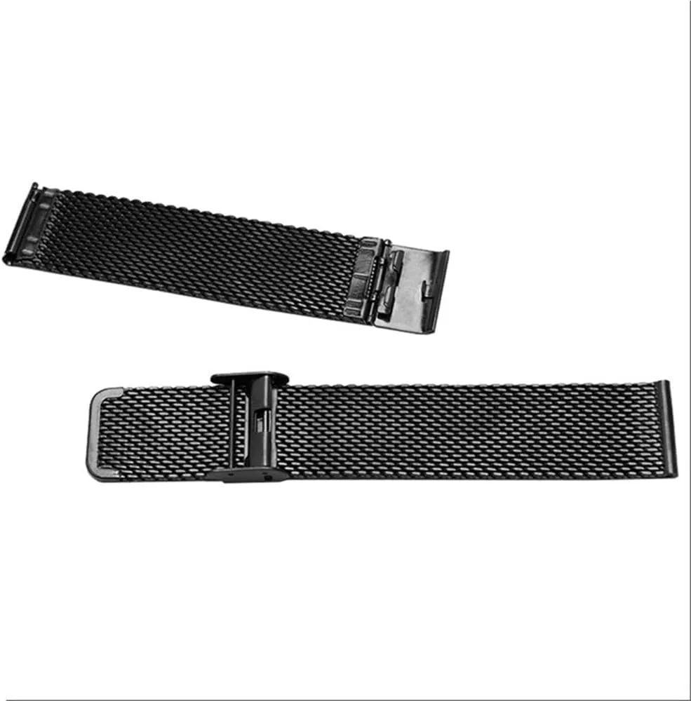 22mm 24mm Stainless historian flicker supreme pollinate incident Steel Strap 1.0 Thick Wire Mesh Strap Adjustable Length Watch Accessories 18mm 20mm 