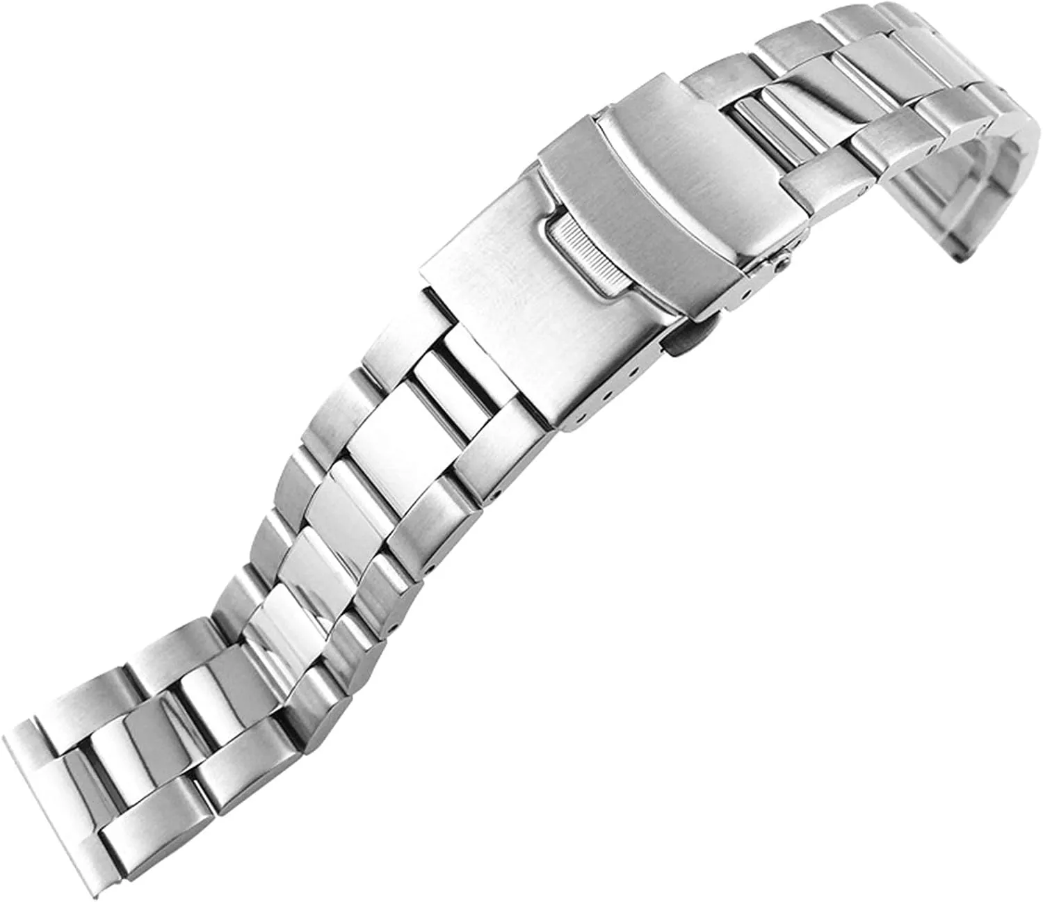 24mm 26mm Metal gigantic campaign Strap Strap Watch Bracelet Solid 316l Stainless Steel Strap Silver 18mm 20mm 22mm 
