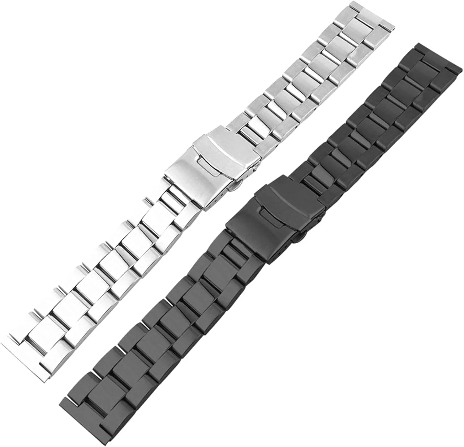 24mm 26mm Metal gigantic campaign Strap Strap Watch Bracelet Solid 316l Stainless Steel Strap Silver 18mm 20mm 22mm 
