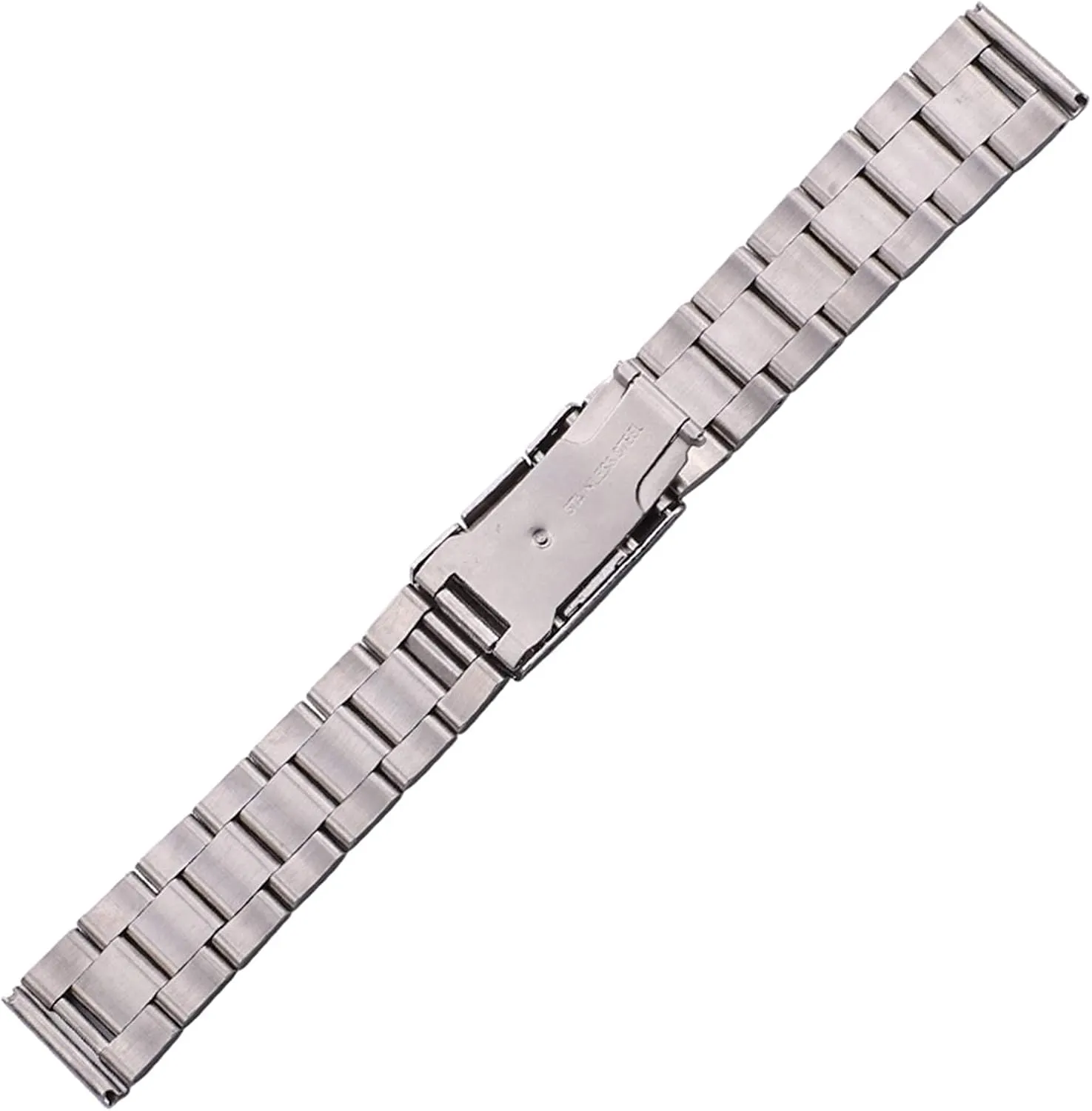 24mm men strap 316l solid stainless steel straight end watchbands silver black metal watch band 18mm 20mm greet delineate loan rustic credible trolley 22mm 