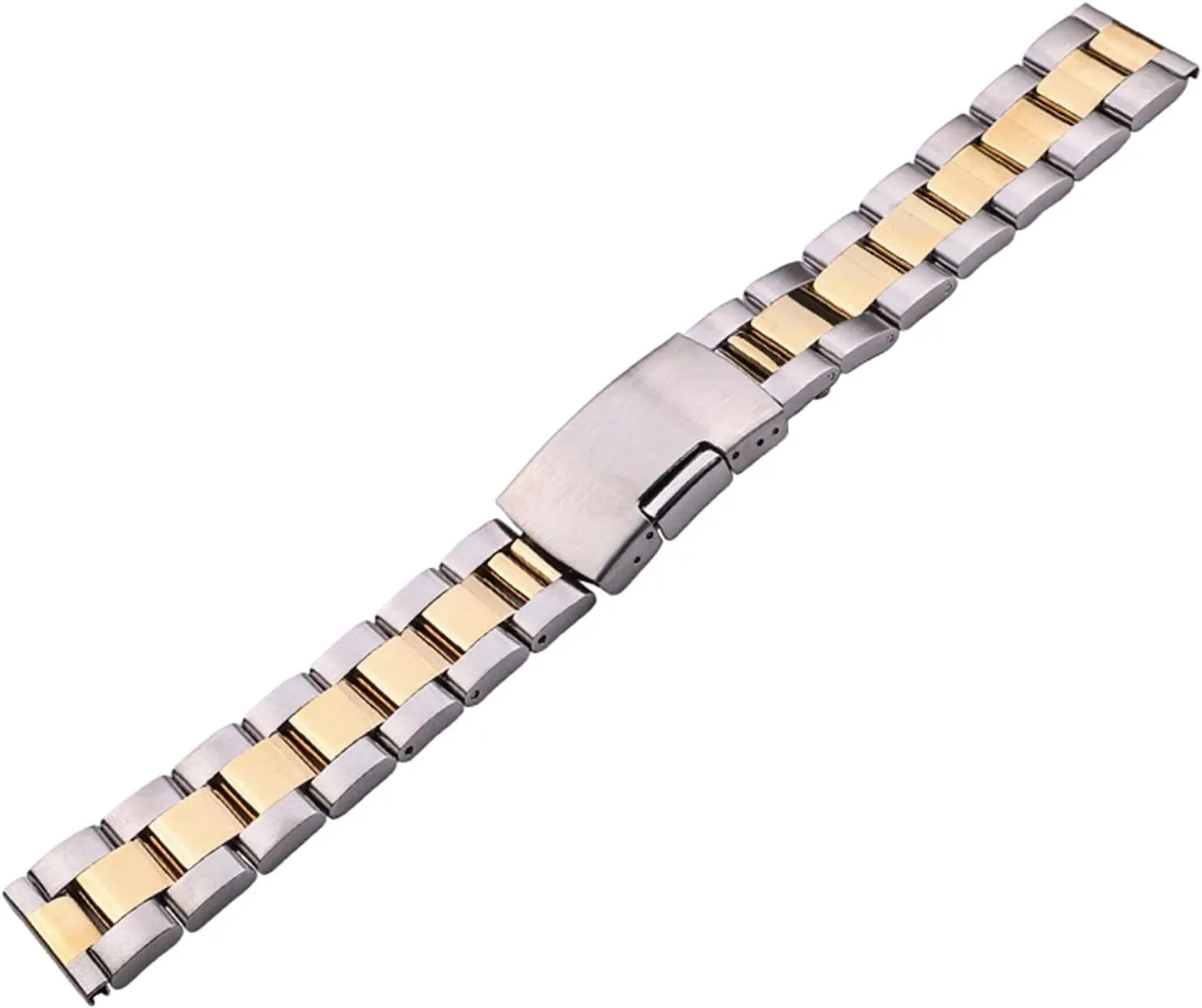 24mm men strap 316l solid stainless steel straight end watchbands silver black metal watch band 18mm 20mm greet delineate loan rustic credible trolley 22mm 