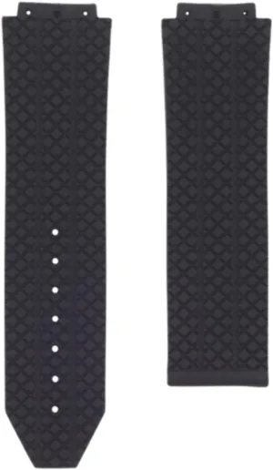24mm Watch Band Strap Compatible With H 44mm Hublot fecund 301.Sb.131.RX Ceramic Black Ewatchparts 