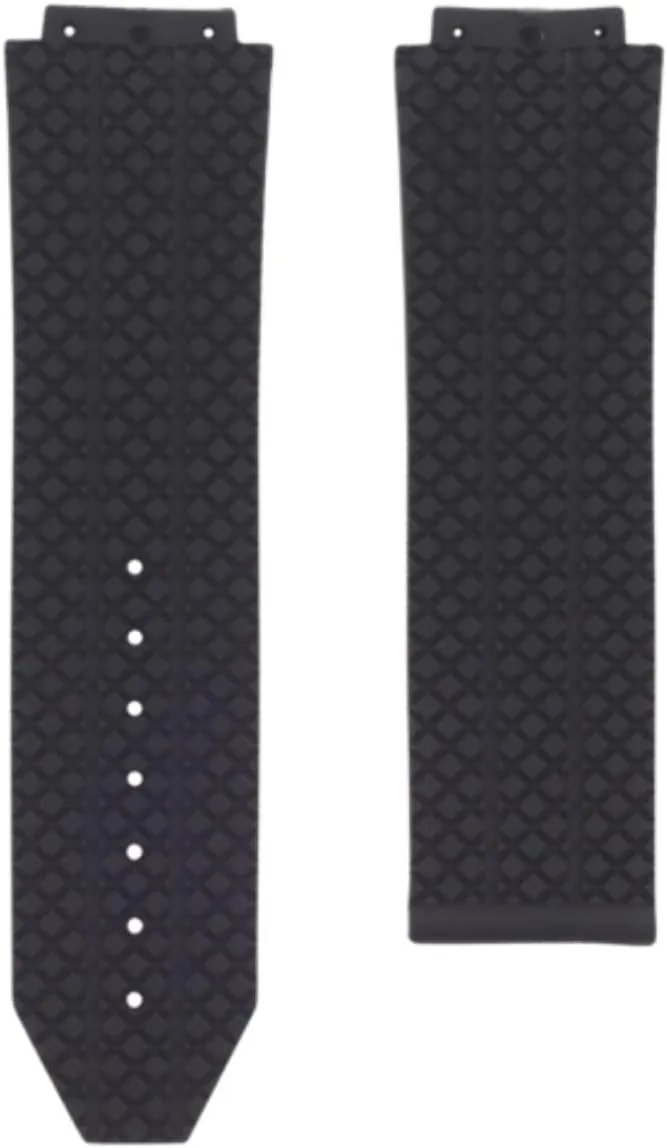 24mm Watch Band Strap Compatible With H 44mm Hublot fecund 301.Sb.131.RX Ceramic Black Ewatchparts 