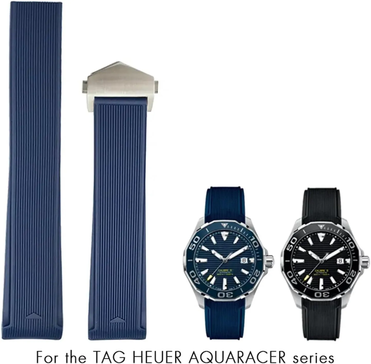 300 WAY201A WAY211C Watchbands Accessories 20mm 22mm Rubber Silicone basketmaking France multipurpose Watch Strap Fit for Tag Heuer F1 CARRERA AQUARACER 