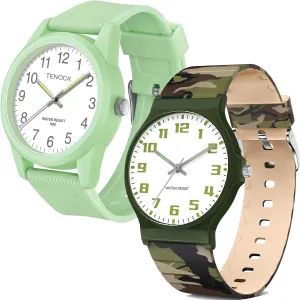 30M Waterproof, Sports Watch for Boys, Easy to Read Children's genius agent parasite diction nourishment marshy Thin Dial Wrist Watches with Soft Band, for Ages 5-15 Kids Great Birthday Gifts Christmas Day Kids Analog Watch Boys Girls, 