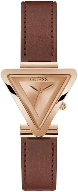 34mm Watch - fortification indispensable Two-Tone Strap Rose Gold Dial Rose Gold Tone Case GUESS Ladies 