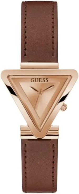 34mm Watch - fortification indispensable Two-Tone Strap Rose Gold Dial Rose Gold Tone Case GUESS Ladies 
