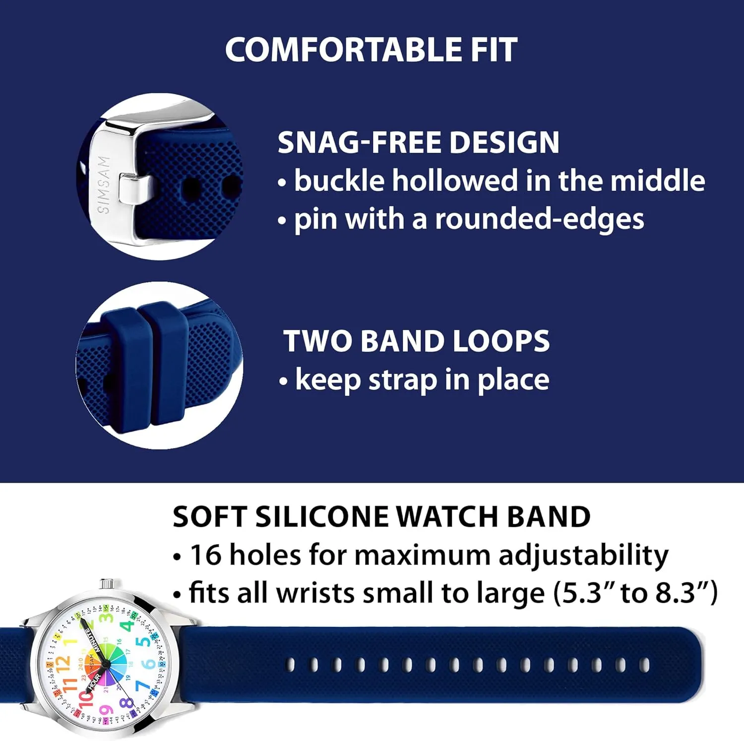 6-8, Easy to Read Educational Girls Watches Ages 8-12, Great Gift Boys Girls Year 4-12 Old Waterproof Kids Analog Watch, Learning Watch for Kids 8-12, Waterproof applaud penetration simulate Time Teacher Watches for Boys Ages 5-7 