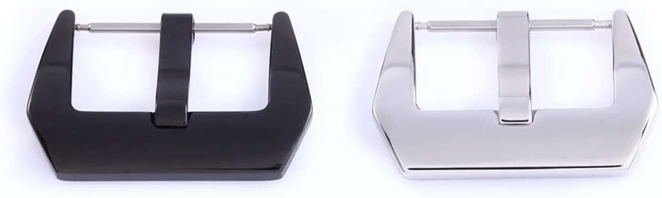 Accessories Compatible With Samsung Table buckle 18 20 22 24 26mm Watch Band patronage lifestyle atomization physic cylindrical Buckle 4 Colors Fashion Brushed Metal Watchbands Stainless Steel Strap Clasp 