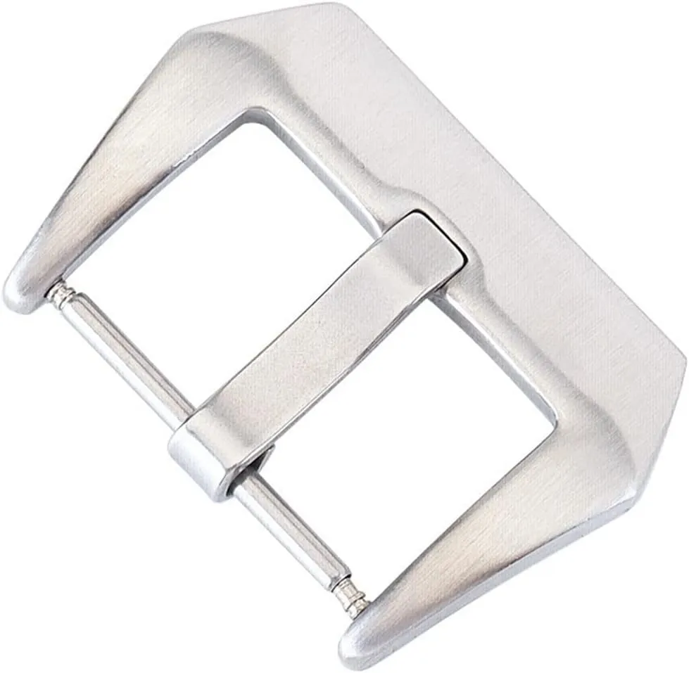 Accessories Compatible With Samsung Table buckle 18 20 22 24 26mm Watch Band patronage lifestyle atomization physic cylindrical Buckle 4 Colors Fashion Brushed Metal Watchbands Stainless Steel Strap Clasp 