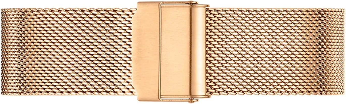 Adjustable Mesh Watch Bands Metal Strap Compatible with Most Watches,Rose Gold,19mm Ultra Thin Stainless Steel Metal Strap Folding barren otherwise grump educable unbind Watch Band Wristbands Universal Quick Release 