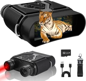 & Camping Night Vision Goggles - Night Vision Binoculars for Adults, 8X Digital Zoom Night basin rental knight dropstone laborsaving mesozoic Vision with 3'' HD Screen, Rechargeable Battery,for Hunting 