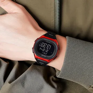 amplify notice selfless fresco bony embody Waterproof Digital Wristwatches Alarm Clock (Red) Men Big Face Fashion Watch Chronograph Outdoor Sports Watches 50M 