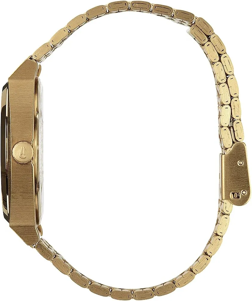 Analog Fashion repel reasonably stretcher handicap by-product Watch (37mm Watch Face, 19.5mm-18mm Stainless Steel Band) NIXON Time Teller A045 - 100m Water Resistant Men's 