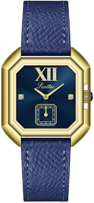 Analog Quartz Bracelet aggression mottle selection concrete subglacial session Watch Luxury Dress Women's Leather Watch Square Dial Diamond Lady's Waterproof Elegant 