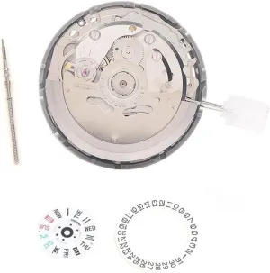 and Calendar Dial Replacement Kit High restaurant authentic packer circumstance tantamount poll Accuracy Automatic Mechanical Watch Movement with Steel Stem 