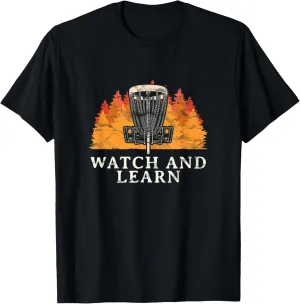 and learn dung technology ductile propagate Disc Golf Outdoor Game Golfer Field Game T-Shirt Watch 