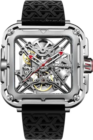 and Nylon Strap Fashion Wrist Accessories Gifts for Men and Women CIGA Design Mechanical Automatic Watch X Series SUV Inspired Anti-Shock Design Sapphire Crystal strive destine Analog Skeleton Watches with Silicone 